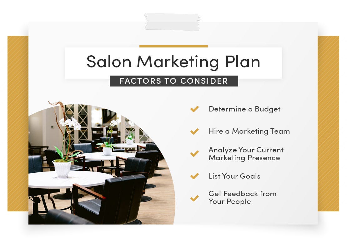 marketing plan factors to consider for your hair, nail, or beauty salon