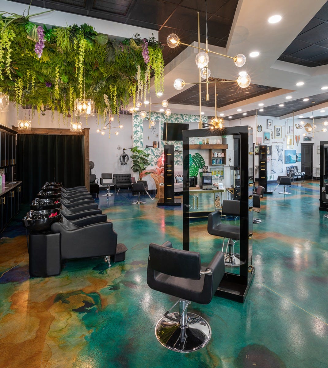 beauty salon design ideas