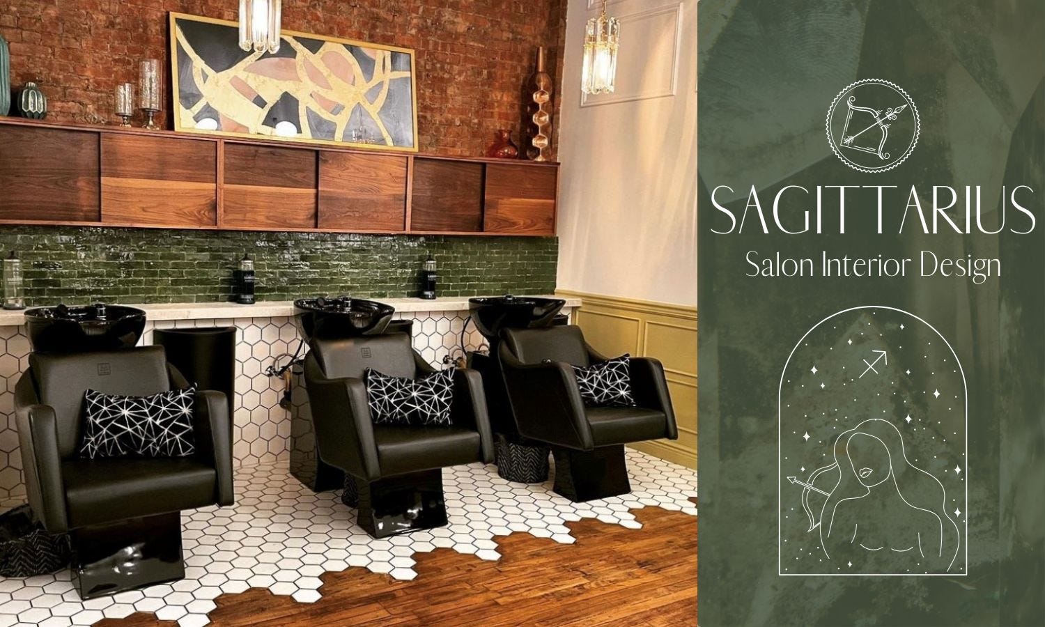 Sagittarius Salon Interior Design