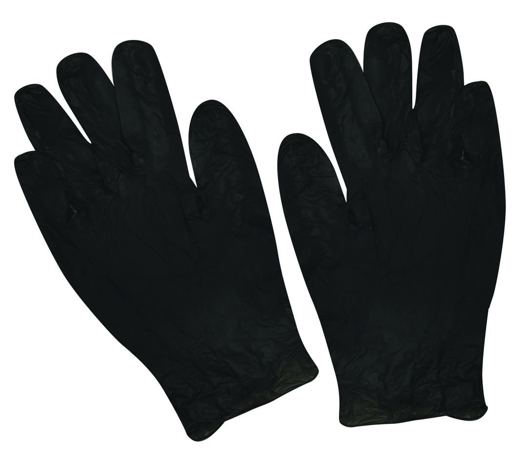 Colortrak Black Disposable Gloves - Powder Free (100pk)?- CLEARANCE - DISCONTINUED, AS IS, NO WARRANTY, NO RETURNS