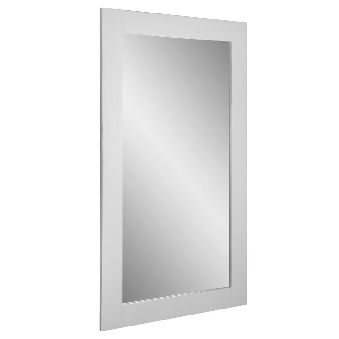 Bradham Full Length Mirror in Distressed White