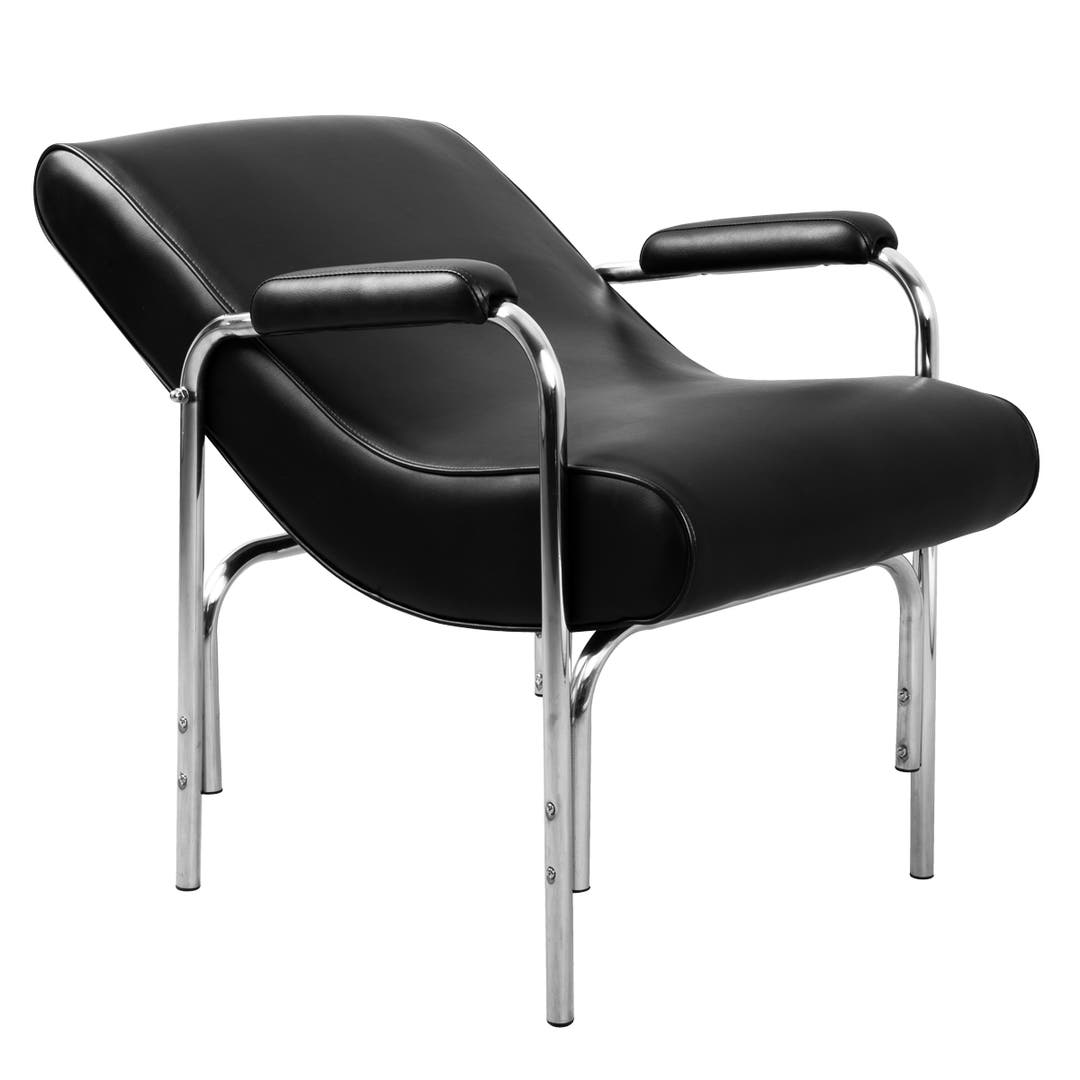 Clermont Lounge Shampoo Chair in Black