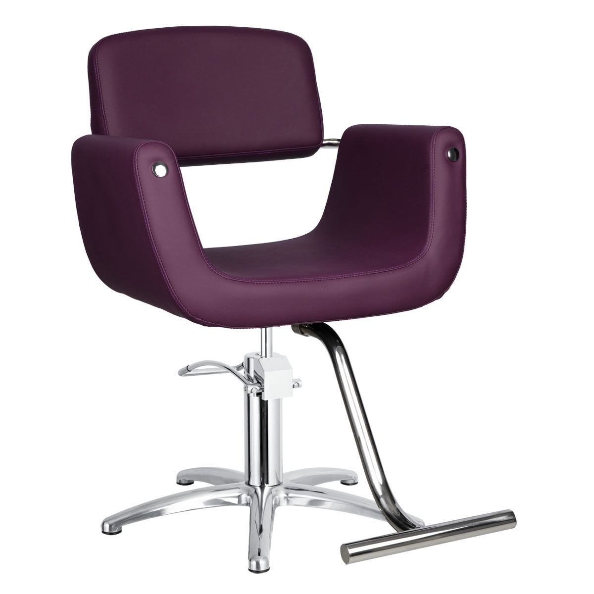 Purple shop styling chair