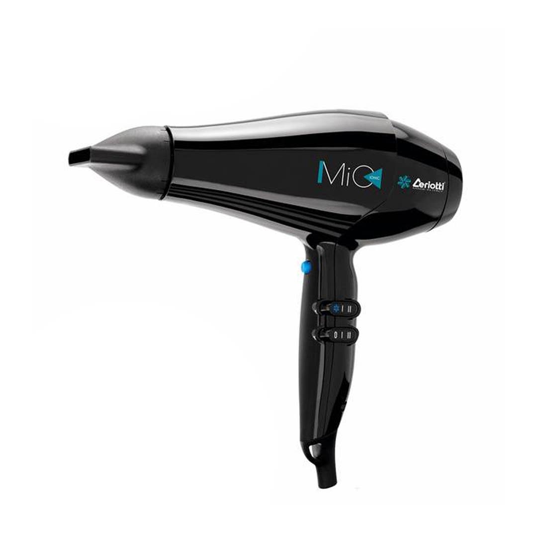 Mio Ionic Blow Dryer in Black - Made in Italy