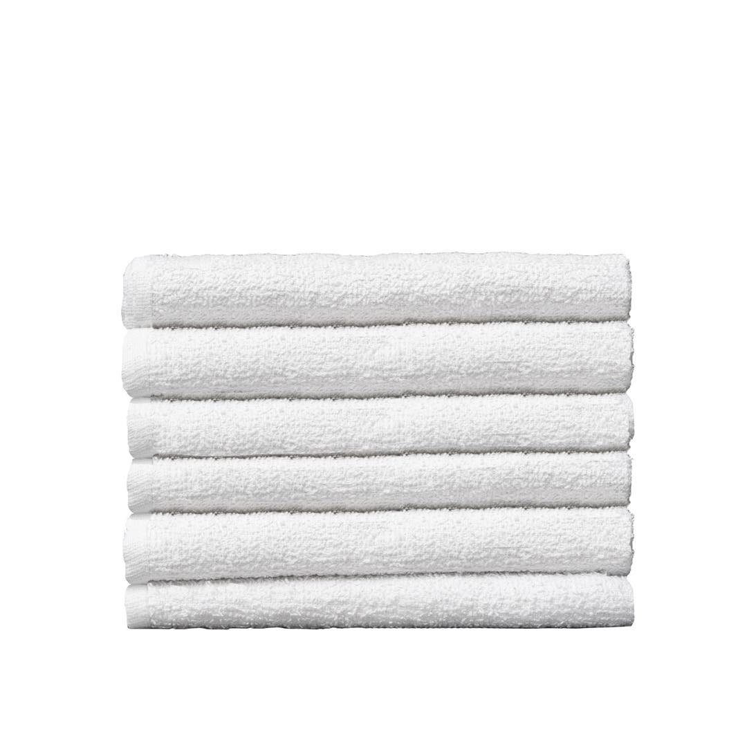 Partex Economy Salon Towels in White 12 Pack