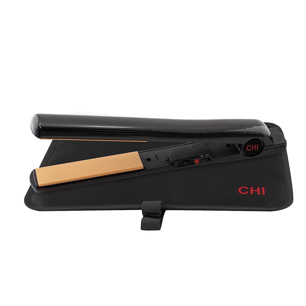 CHI Expert 1 Classic Tourmaline Ceramic Flat Iron in Black Minerva Beauty