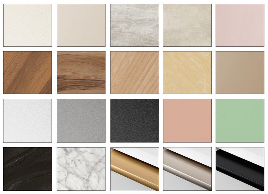 Designer Series Laminate Color Options